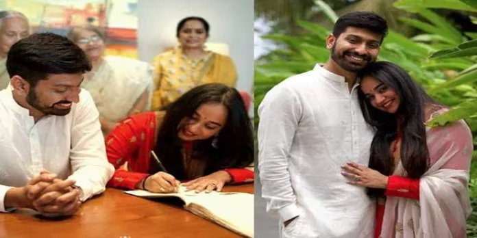 നടി അപൂര്വ ബോസ് വിവാഹിതയായി നടി അപൂര്വ ബോസ് വിവാഹിതയായി