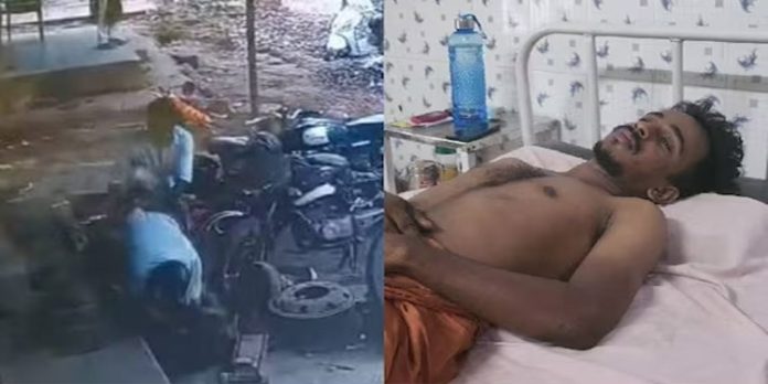 സ്കൂട്ടറിന്റെ ബ്രേക്ക് റിപ്പയര് ചെയ്തത് ശരിയായില്ല ; തൃശൂരില് വര്ക്ക് ഷോപ്പ് ജീവനക്കാരനെ ചുറ്റിക കൊണ്ട് മര്ദിച്ചു സ്കൂട്ടറിന്റെ ബ്രേക്ക് റിപ്പയര് ചെയ്തത് ശരിയായില്ല ; തൃശൂരില് വര്ക്ക് ഷോപ്പ് ജീവനക്കാരനെ ചുറ്റിക കൊണ്ട് മര്ദിച്ചു