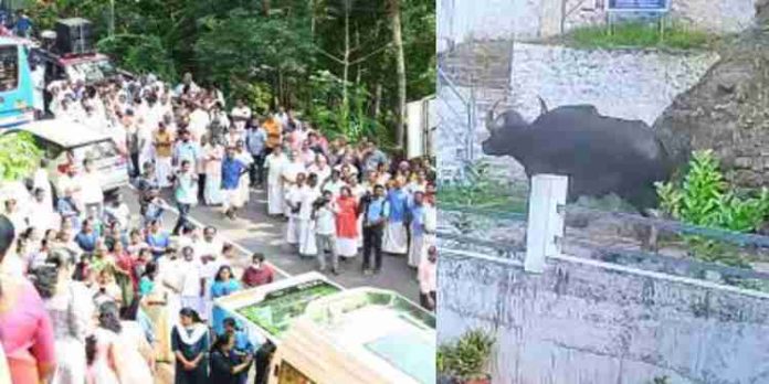 കണമലയിലെ പ്രതിഷേധക്കാര്ക്ക് നേരെ വനംവകുപ്പ് ഉദ്യോഗസ്ഥന്റെ ഭീഷണി കണമലയിലെ പ്രതിഷേധക്കാര്ക്ക് നേരെ വനംവകുപ്പ് ഉദ്യോഗസ്ഥന്റെ ഭീഷണി
