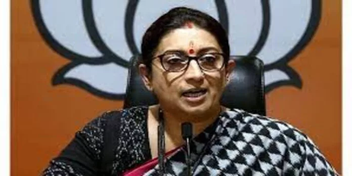 കോണ്ഗ്രസിന്റെ ലക്ഷ്യം ജാതിയുടേയും മതത്തിന്റേയും പേരില് രാജ്യത്തെ ഭിന്നിപ്പിക്കുക എന്നതാണ് ; സ്മൃതി ഇറാനി കോണ്ഗ്രസിന്റെ ലക്ഷ്യം ജാതിയുടേയും മതത്തിന്റേയും പേരില് രാജ്യത്തെ ഭിന്നിപ്പിക്കുക എന്നതാണ് ; സ്മൃതി ഇറാനി