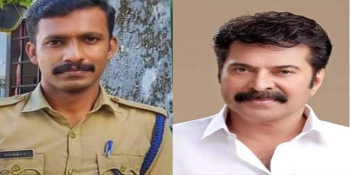 ഫയർമാൻ രഞ്ജിത്തിന് ആദരാഞ്ജലി അർപ്പിച്ച് മമ്മൂട്ടി ഫയർമാൻ രഞ്ജിത്തിന് ആദരാഞ്ജലി അർപ്പിച്ച് മമ്മൂട്ടി