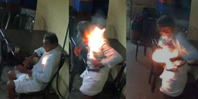 തൃശ്ശൂരില് വയോധികന്റെ പോക്കറ്റില് പൊട്ടിത്തെറിച്ചത് ഐ ടെല് ഫോണ് തൃശ്ശൂരില് വയോധികന്റെ പോക്കറ്റില് പൊട്ടിത്തെറിച്ചത് ഐ ടെല് ഫോണ്