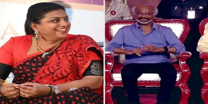 രജനികാന്ത് ഇപ്പോള് വെറും സീറോ ; രൂക്ഷവിമര്ശനവുമായി റോജ രജനികാന്ത് ഇപ്പോള് വെറും സീറോ ; രൂക്ഷവിമര്ശനവുമായി റോജ