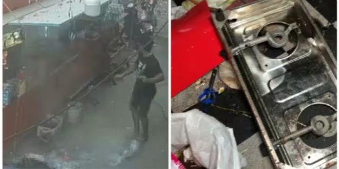 എറണാകുളം ആലുവയിൽ മദ്യപിച്ചെത്തിയ അക്രമി കട അടിച്ചു തകർത്തു എറണാകുളം ആലുവയിൽ മദ്യപിച്ചെത്തിയ അക്രമി കട അടിച്ചു തകർത്തു