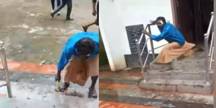 മൂത്രമൊഴിക്കാന് കയറിയപ്പോള് തെന്നി വീണ് തലപൊട്ടി ; തിരുവനന്തപുരത്ത് പൊതു ശൗചാലയം അടിച്ചുതകര്ത്തു മൂത്രമൊഴിക്കാന് കയറിയപ്പോള് തെന്നി വീണ് തലപൊട്ടി ; തിരുവനന്തപുരത്ത് പൊതു ശൗചാലയം അടിച്ചുതകര്ത്തു
