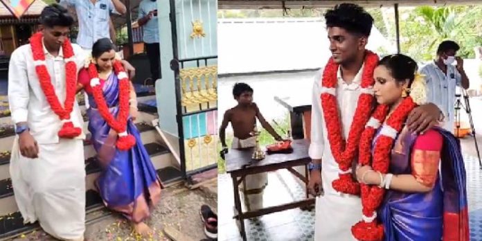 ആൽഫിയയും അഖിലും വിവാഹം മുടങ്ങിയ അതേ അമ്പലത്തിൽ വച്ച് വിവാഹിതരായി ആൽഫിയയും അഖിലും വിവാഹം മുടങ്ങിയ അതേ അമ്പലത്തിൽ വച്ച് വിവാഹിതരായി