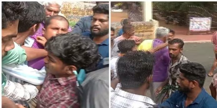 തൃശൂരിൽ സ്കൂളില് മധുരം നല്കാനെത്തിയ എസ്എഫ്ഐ പ്രവർത്തകർക്ക് നേരെ ആക്രമണം തൃശൂരിൽ സ്കൂളില് മധുരം നല്കാനെത്തിയ എസ്എഫ്ഐ പ്രവർത്തകർക്ക് നേരെ ആക്രമണം