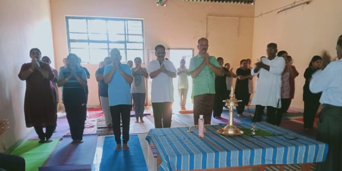 ആയുഷ് യോഗ ക്ലബ് ആരംഭിച്ചു ആയുഷ് യോഗ ക്ലബ് ആരംഭിച്ചു