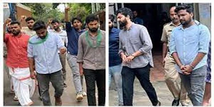 കൈവിലങ്ങ് വെച്ച സംഭവം: സമരം കടുപ്പിച്ച് എംഎസ്എഫ് കൈവിലങ്ങ് വെച്ച സംഭവം: സമരം കടുപ്പിച്ച് എംഎസ്എഫ്
