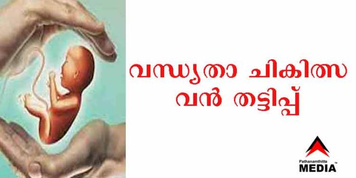 വന്ധ്യതാ ചികിത്സ വന് തട്ടിപ്പ് ; സൗജന്യ മെഡിക്കൽ ക്യാമ്പിന്റെ പേരില് ഡാറ്റാ ശേഖരണം വന്ധ്യതാ ചികിത്സ വന് തട്ടിപ്പ് ; സൗജന്യ മെഡിക്കൽ ക്യാമ്പിന്റെ പേരില് ഡാറ്റാ ശേഖരണം
