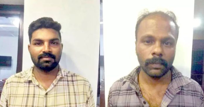സഹകരണ ബാങ്കിൽ മുക്കുപണ്ടം പണയം വെച്ച് പണം തട്ടി ; രണ്ടുപേർ പിടിയിൽ സഹകരണ ബാങ്കിൽ മുക്കുപണ്ടം പണയം വെച്ച് പണം തട്ടി ; രണ്ടുപേർ പിടിയിൽ