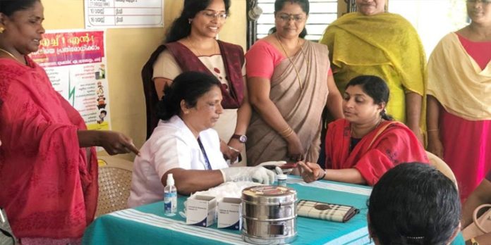 വിവ കേരളം ലക്ഷ്യം കൈവരിച്ച ആദ്യ പഞ്ചായത്തായി മൈലപ്ര വിവ കേരളം ലക്ഷ്യം കൈവരിച്ച ആദ്യ പഞ്ചായത്തായി മൈലപ്ര