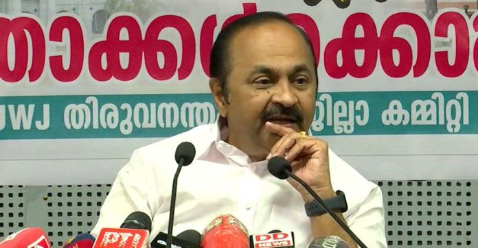 എം.വി.ഗോവിന്ദന് ആഭ്യന്തരമന്ത്രി ചമയുന്നു ; ചെയ്തത് ക്രിമിനല് കുറ്റം: സതീശന് എം.വി.ഗോവിന്ദന് ആഭ്യന്തരമന്ത്രി ചമയുന്നു ; ചെയ്തത് ക്രിമിനല് കുറ്റം: സതീശന്