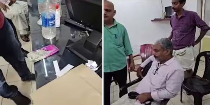 കൈക്കൂലി വാങ്ങുന്നതിനിടെ താലൂക്ക് സര്വേയര് പിടിയില് കൈക്കൂലി വാങ്ങുന്നതിനിടെ താലൂക്ക് സര്വേയര് പിടിയില്