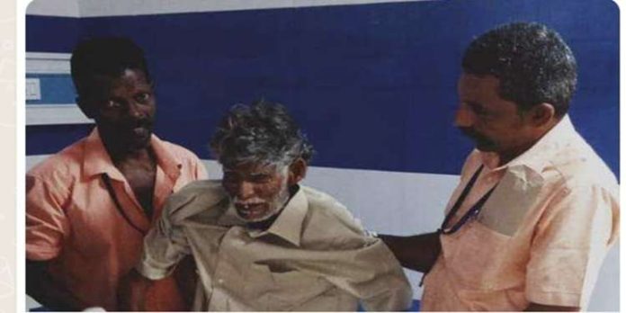 ആരോരുമില്ലാതെ ജനറല് ആശുപത്രിയില് കഴിഞ്ഞിരുന്ന വൃദ്ധനെ മഹാത്മ ജനസേവനകേന്ദ്രം ഏറ്റെടുത്തു ആരോരുമില്ലാതെ ജനറല് ആശുപത്രിയില് കഴിഞ്ഞിരുന്ന വൃദ്ധനെ മഹാത്മ ജനസേവനകേന്ദ്രം ഏറ്റെടുത്തു