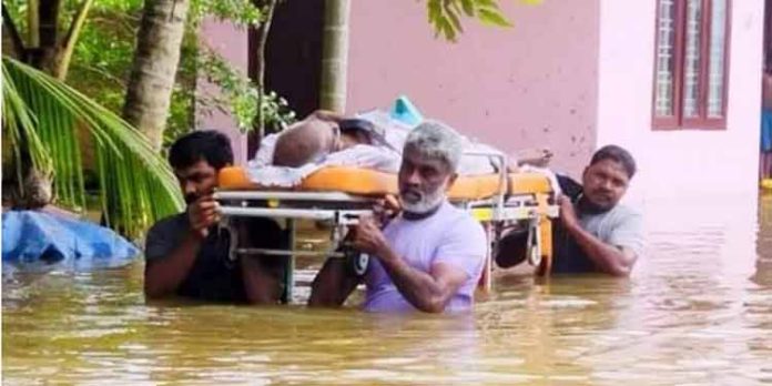 തിരുവല്ല നെടുംബ്രത്ത് വെള്ളം കയറിയ വീട്ടിൽ അകപ്പെട്ട് പോയ കിടപ്പു രോഗിയെ സിപിഎം പ്രവർത്തകർ രക്ഷപെടുത്തി തിരുവല്ല നെടുംബ്രത്ത് വെള്ളം കയറിയ വീട്ടിൽ അകപ്പെട്ട് പോയ കിടപ്പു രോഗിയെ സിപിഎം പ്രവർത്തകർ രക്ഷപെടുത്തി