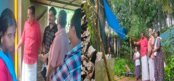 കാറ്റിലും മഴയിലും നാശ നഷ്ടങ്ങള് നേരിട്ട വീടുകള് അഡ്വ. കെ.യു ജനീഷ് കുമാര് എംഎല്എ സന്ദര്ശിച്ചു കാറ്റിലും മഴയിലും നാശ നഷ്ടങ്ങള് നേരിട്ട വീടുകള് അഡ്വ. കെ.യു ജനീഷ് കുമാര് എംഎല്എ സന്ദര്ശിച്ചു