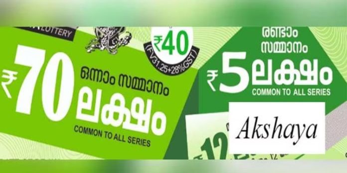 അക്ഷയ ഭാഗ്യക്കുറി നറുക്കെടുത്തു ; ഒന്നാം സമ്മാനം തിരൂർ അക്ഷയ ഭാഗ്യക്കുറി നറുക്കെടുത്തു ; ഒന്നാം സമ്മാനം തിരൂർ