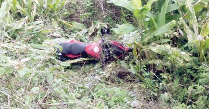ബൈക്ക് കൊക്കയിലേയ്ക്ക് മറിഞ്ഞ് അപകടം : രണ്ട് യുവാക്കൾക്ക് പരിക്ക് ബൈക്ക് കൊക്കയിലേയ്ക്ക് മറിഞ്ഞ് അപകടം : രണ്ട് യുവാക്കൾക്ക് പരിക്ക്