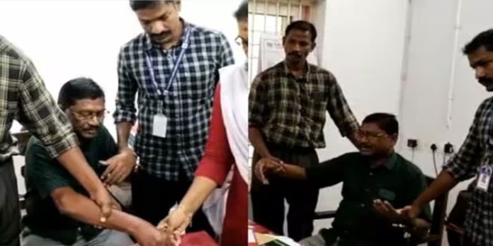കൈക്കൂലി കേസിൽ വീണ്ടും സർക്കാർ ഉദ്യോഗസ്ഥൻ അറസ്റ്റില് കൈക്കൂലി കേസിൽ വീണ്ടും സർക്കാർ ഉദ്യോഗസ്ഥൻ അറസ്റ്റില്