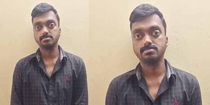 ഗവണ്മെന്റ് ആശുപത്രിയിൽ ഫാർമസിസ്റ്റ് ജോലി വാഗ്ദാനം ചെയ്ത് പണം തട്ടിയ യുവാവ് പിടിയിൽ ഗവണ്മെന്റ് ആശുപത്രിയിൽ ഫാർമസിസ്റ്റ് ജോലി വാഗ്ദാനം ചെയ്ത് പണം തട്ടിയ യുവാവ് പിടിയിൽ