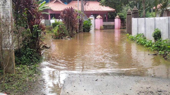 നദികളിൽ ജലനിരപ്പ് ഉയർന്നതോടെ അപ്പർകുട്ടനാട്ടിൽ ദുരിത കാലം; റോഡുകളിലും വിടുകളിലും വെള്ളം കയറി നദികളിൽ ജലനിരപ്പ് ഉയർന്നതോടെ അപ്പർകുട്ടനാട്ടിൽ ദുരിത കാലം; റോഡുകളിലും വിടുകളിലും വെള്ളം കയറി