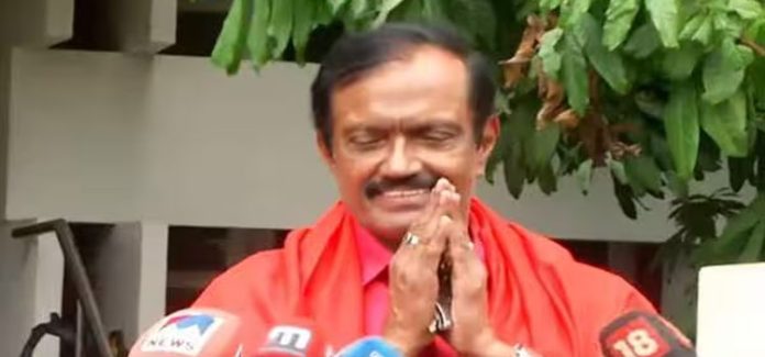 ബിജെപിക്ക് കേരളത്തില് രക്ഷയില്ല, പിണറായി മൂന്നാമതും അധികാരത്തില് വരും : ഭീമന് രഘു ബിജെപിക്ക് കേരളത്തില് രക്ഷയില്ല, പിണറായി മൂന്നാമതും അധികാരത്തില് വരും : ഭീമന് രഘു