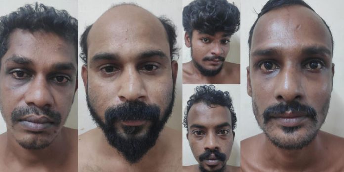 ജാമ്യം നിൽക്കാത്ത വിരോധത്തിൽ വീടുകയറി ആക്രമണം : അഞ്ചുപേർ അറസ്റ്റിൽ ജാമ്യം നിൽക്കാത്ത വിരോധത്തിൽ വീടുകയറി ആക്രമണം : അഞ്ചുപേർ അറസ്റ്റിൽ
