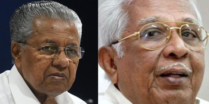 വക്കം പുരുഷോത്തമന്റെ നിര്യാണത്തിൽ മുഖ്യമന്ത്രി അനുശോചിച്ചു വക്കം പുരുഷോത്തമന്റെ നിര്യാണത്തിൽ മുഖ്യമന്ത്രി അനുശോചിച്ചു