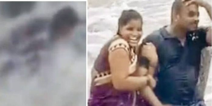 ഭർത്താവും മക്കളും നിസ്സഹായരായി നോക്കിനിൽക്കെ യുവതിയെ തിരമാലയിൽ അകപ്പെട്ട് കാണാതായി ഭർത്താവും മക്കളും നിസ്സഹായരായി നോക്കിനിൽക്കെ യുവതിയെ തിരമാലയിൽ അകപ്പെട്ട് കാണാതായി
