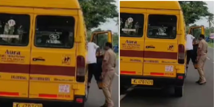 മദ്യപിച്ച് സ്കൂൾ വാഹനമോടിച്ച രണ്ട് ഡ്രൈവർമാർ തൃശൂരിൽ പിടിയിലായി മദ്യപിച്ച് സ്കൂൾ വാഹനമോടിച്ച രണ്ട് ഡ്രൈവർമാർ തൃശൂരിൽ പിടിയിലായി