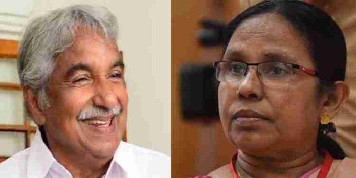 ഉമ്മന്ചാണ്ടി സാറിന്റെ സ്നേഹവും എളിമയും എന്നും ഓര്മിക്കപ്പെടുന്നതാണെന്ന് മുന് മന്ത്രി കെ കെ ശൈലജ ഉമ്മന്ചാണ്ടി സാറിന്റെ സ്നേഹവും എളിമയും എന്നും ഓര്മിക്കപ്പെടുന്നതാണെന്ന് മുന് മന്ത്രി കെ കെ ശൈലജ