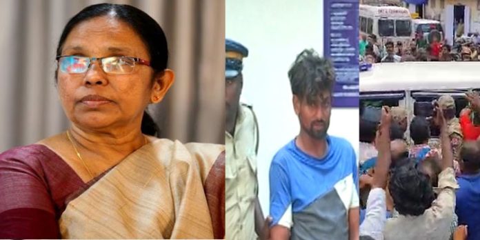 ‘നാടിന്റെയാകെ വേദന, പരമാവധി ശിക്ഷ ഉറപ്പുവരുത്തണം’ ; കെ കെ ശൈലജ ‘നാടിന്റെയാകെ വേദന, പരമാവധി ശിക്ഷ ഉറപ്പുവരുത്തണം’ ; കെ കെ ശൈലജ