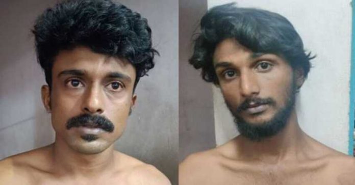 വീട്ടുവളപ്പിൽ സൂക്ഷിച്ചിരുന്ന മോട്ടോർ ബൈക്ക് കവർച്ച നടത്തി ; രണ്ട് യുവാക്കൾ പിടിയിൽ വീട്ടുവളപ്പിൽ സൂക്ഷിച്ചിരുന്ന മോട്ടോർ ബൈക്ക് കവർച്ച നടത്തി ; രണ്ട് യുവാക്കൾ പിടിയിൽ