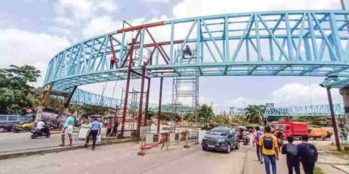തൃശൂരിലെ ശക്തൻ നഗർ ആകാശ നടപ്പാത ഇന്ന് തുറക്കും തൃശൂരിലെ ശക്തൻ നഗർ ആകാശ നടപ്പാത ഇന്ന് തുറക്കും