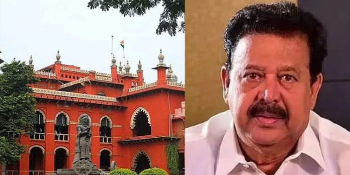 അസാധാരണ നടപടിയുമായി മദ്രാസ് ഹൈക്കോടതി ; മന്ത്രി പൊന്മുടിയെ കുറ്റവിമുക്തനാക്കിയതിൽ പുനഃപരിശോധന അസാധാരണ നടപടിയുമായി മദ്രാസ് ഹൈക്കോടതി ; മന്ത്രി പൊന്മുടിയെ കുറ്റവിമുക്തനാക്കിയതിൽ പുനഃപരിശോധന
