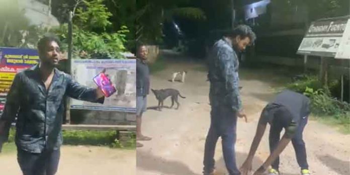 യുവാവിനെ കൊണ്ട് കാലിൽ ചുംബിപ്പിച്ച സംഭവം ; എയർപോർട്ട് ഡാനിയുടെ കൂട്ടാളികൾ കസ്റ്റഡിയിൽ യുവാവിനെ കൊണ്ട് കാലിൽ ചുംബിപ്പിച്ച സംഭവം ; എയർപോർട്ട് ഡാനിയുടെ കൂട്ടാളികൾ കസ്റ്റഡിയിൽ