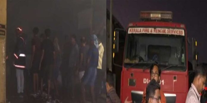 തിരുവനന്തപുരത്ത് ആക്രികടയില് തീപിടുത്തം തിരുവനന്തപുരത്ത് ആക്രികടയില് തീപിടുത്തം