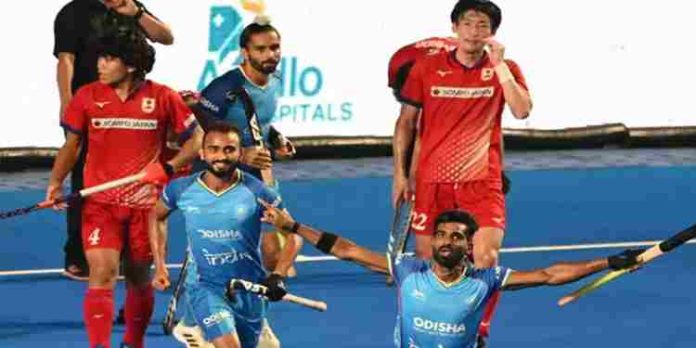 ജപ്പാനെ തകർത്ത് ഇന്ത്യ ഏഷ്യന് ചാമ്പ്യന്സ് ട്രോഫി ഹോക്കി ഫൈനലിൽ ജപ്പാനെ തകർത്ത് ഇന്ത്യ ഏഷ്യന് ചാമ്പ്യന്സ് ട്രോഫി ഹോക്കി ഫൈനലിൽ