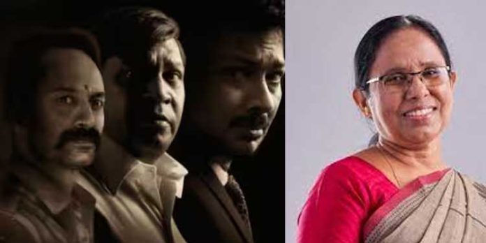 വർത്തമാനകാലത്തിൽ ഏറെ പ്രസക്തിയുള്ള സിനിമ : ‘മാമന്നനെ’ കുറിച്ച് കെ കെ ശൈലജ വർത്തമാനകാലത്തിൽ ഏറെ പ്രസക്തിയുള്ള സിനിമ : ‘മാമന്നനെ’ കുറിച്ച് കെ കെ ശൈലജ