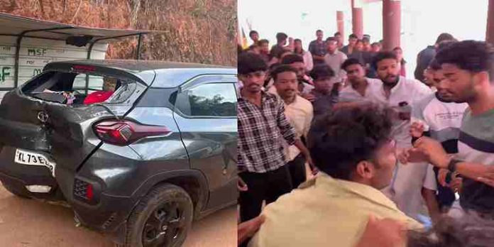 കൊടുവള്ളി ഗവ: കോളേജിൽ എസ്.എഫ്.ഐ- എം.എസ്.എഫ് പ്രവർത്തകർ തമ്മിൽ സംഘർഷം കൊടുവള്ളി ഗവ: കോളേജിൽ എസ്.എഫ്.ഐ- എം.എസ്.എഫ് പ്രവർത്തകർ തമ്മിൽ സംഘർഷം
