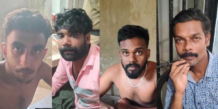 മൽസ്യ വ്യാപാരികൾ തമ്മിൽ ഉണ്ടായ സംഘർഷത്തിൽ ഒരാൾക്ക് വെട്ടേറ്റു ; നാല് പേർ അറസ്റ്റിൽ മൽസ്യ വ്യാപാരികൾ തമ്മിൽ ഉണ്ടായ സംഘർഷത്തിൽ ഒരാൾക്ക് വെട്ടേറ്റു ; നാല് പേർ അറസ്റ്റിൽ