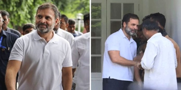 പടിയിറക്കിവിട്ട തുഗ്ലക് ലൈനിലെ വസതിയിലേക്ക് വീണ്ടും രാഹുൽ ഗാന്ധി പടിയിറക്കിവിട്ട തുഗ്ലക് ലൈനിലെ വസതിയിലേക്ക് വീണ്ടും രാഹുൽ ഗാന്ധി