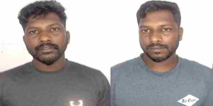 മധ്യവയസ്കയെ ആക്രമിച്ച കേസിൽ രണ്ടുപേരെ പോലീസ് അറസ്റ്റ് ചെയ്തു മധ്യവയസ്കയെ ആക്രമിച്ച കേസിൽ രണ്ടുപേരെ പോലീസ് അറസ്റ്റ് ചെയ്തു