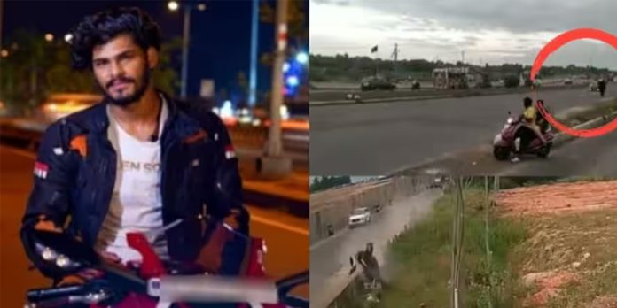ട്രാഫിക്ക് നിയമങ്ങള് കാറ്റില് പറത്തി തമിഴ് യുട്യൂബര് ; ബൈക്ക് സ്റ്റണ്ടിനിടെ അപകടം ട്രാഫിക്ക് നിയമങ്ങള് കാറ്റില് പറത്തി തമിഴ് യുട്യൂബര് ; ബൈക്ക് സ്റ്റണ്ടിനിടെ അപകടം