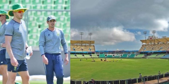 മഴ ഭീഷണി ; തിരുവനന്തപുരത്ത് നടക്കേണ്ട സന്നാഹ മത്സരം ഉപേക്ഷിച്ചേക്കും മഴ ഭീഷണി ; തിരുവനന്തപുരത്ത് നടക്കേണ്ട സന്നാഹ മത്സരം ഉപേക്ഷിച്ചേക്കും