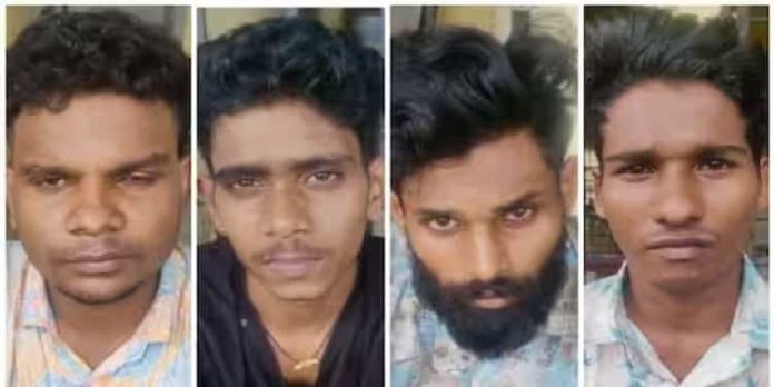 അഞ്ച് കിലോ കഞ്ചാവുമായി നാല് യുവാക്കള് പിടിയില് അഞ്ച് കിലോ കഞ്ചാവുമായി നാല് യുവാക്കള് പിടിയില്