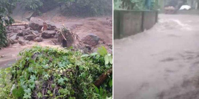 പാലക്കാട് പാലക്കയത്ത് ഉരുൾപൊട്ടൽ ; കടകളിലും വീടുകളിലും വെള്ളം കയറി പാലക്കാട് പാലക്കയത്ത് ഉരുൾപൊട്ടൽ ; കടകളിലും വീടുകളിലും വെള്ളം കയറി
