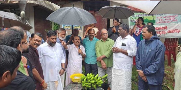 സമര വാഴക്കുലക്ക് 28000 രൂപ ; ലേല തുക അടുപ്പിൽ കല്ലിട്ട ഒറ്റമുറി കൂരയ്ക്ക് പകരം വീട് വെയ്ക്കാൻ സമര വാഴക്കുലക്ക് 28000 രൂപ ; ലേല തുക അടുപ്പിൽ കല്ലിട്ട ഒറ്റമുറി കൂരയ്ക്ക് പകരം വീട് വെയ്ക്കാൻ