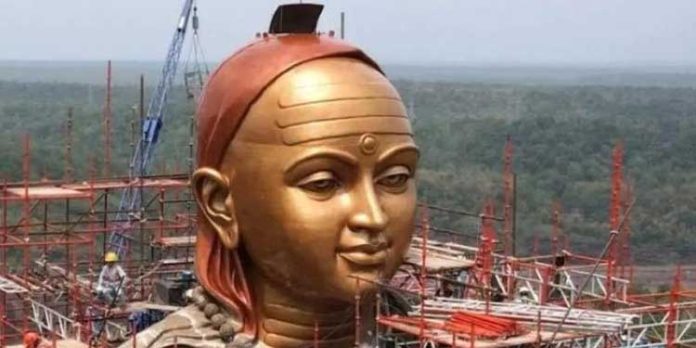 2,000 കോടി ചെലവ് ; 108 അടി ഉയരം : ആദിശങ്കരാചാര്യരുടെ പ്രതിമ തയ്യാർ – അനാച്ഛാദനം 21 ന് 2,000 കോടി ചെലവ് ; 108 അടി ഉയരം : ആദിശങ്കരാചാര്യരുടെ പ്രതിമ തയ്യാർ – അനാച്ഛാദനം 21 ന്